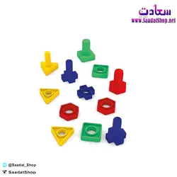 خرید و قیمت اسباب بازی پیچ و مهره - فروشگاه سعادت - ارزان فروشی هنر ماست