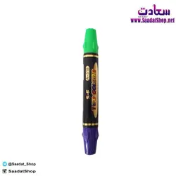 خرید و قیمت ماژیک وایت برد دوسر S-F (سبز و بنفش) - فروشگاه سعادت - ارزان فروشی هنر ماست