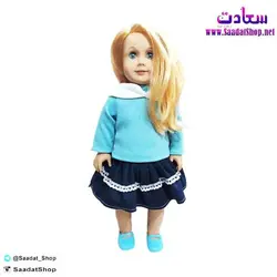 خرید و قیمت عروسک دختر آمریکایی - فروشگاه سعادت - ارزان فروشی هنر ماست