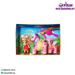 خرید و قیمت عروسک پونی کوچولو دو عددی با عروسک - فروشگاه سعادت - ارزان فروشی هنر ماست