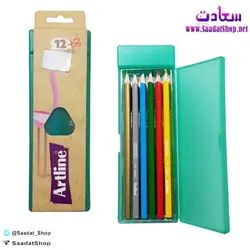 خرید و قیمت مداد رنگی 12 رنگ آرت لاین - فروشگاه سعادت - ارزان فروشی هنر ماست