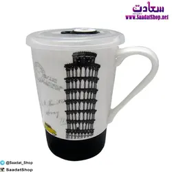 خرید و قیمت ماگ سرامیکی طرح برج - فروشگاه سعادت - ارزان فروشی هنر ماست