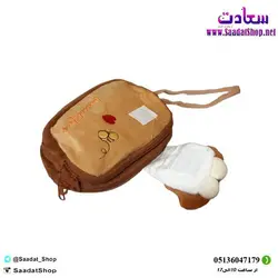 خرید و قیمت کیف هندزفری عروسکی پارچه‌ای - فروشگاه سعادت - ارزان فروشی هنر ماست