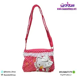 خرید و قیمت کیف دوشی ورنی دخترانه طرح کیتی - فروشگاه سعادت - ارزان فروشی هنر ماست
