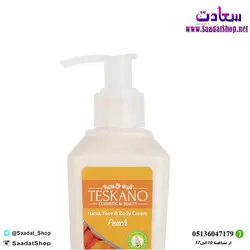 خرید و قیمت کرم پمپی تسکانو مدل هلو حجم 200 میل - فروشگاه سعادت