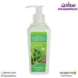 خرید و قیمت کرم پمپی تسکانو مدل آلوئه ورا - فروشگاه سعادت - ارزان فروشی هنر ماست.