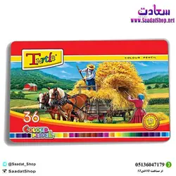 خرید و قیمت مداد رنگي 36 رنگ فلزي Turtle - فروشگاه سعادت - ارزان فروشی هنر ماست