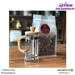 خرید و قیمت فرنچ پرس چوبی 350 میل - فروشگاه سعادت - ارزان فروشی هنر ماست
