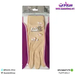 خرید و قیمت دستکش نخی زنانه سیلکا مدل مچ کش دار - فروشگاه سعادت - ارزان فروشی هنر ماست