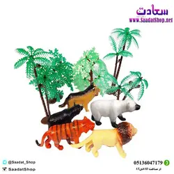 خرید و قیمت اسباب بازی فیگور حیوانات جنگل - فروشگاه سعادت - ارزان فروشی هنر ماست