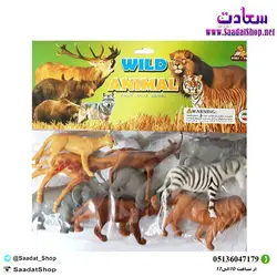 خرید و قیمت اسباب بازی ست فیگور حیوانات وحشی - فروشگاه سعادت - ارزان فروشی هنر ماست