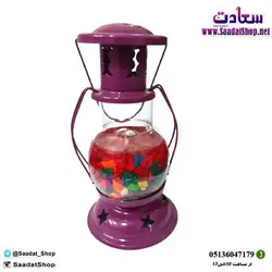 خرید و قیمت شمع دکوری ژله ای طرح فانوس - فروشگاه سعادت - ارزان فروشی هنر ماست