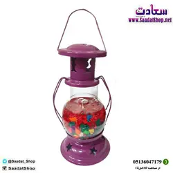 خرید و قیمت شمع دکوری ژله ای طرح فانوس - فروشگاه سعادت - ارزان فروشی هنر ماست