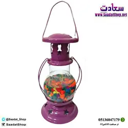 خرید و قیمت شمع دکوری ژله ای طرح فانوس - فروشگاه سعادت - ارزان فروشی هنر ماست