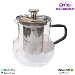 خرید و قیمت قوری شیشه ای پیرکس - فروشگاه سعادت - ارزان فروشی هنر ماست