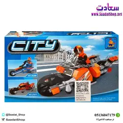خرید و قیمت لگو ساختنی موتور سوار مدل 25410 city - فروشگاه سعادت