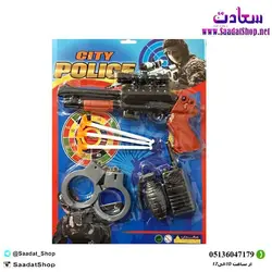 خرید و قیمت ست تفنگ اسباب بازی city police - فروشگاه سعادت - ارزان فروشی هنر ماست.