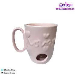 خرید و قیمت ماگ وارمردار با طرح LOVE - فروشگاه سعادت - ارزان فروشی هنر ماست
