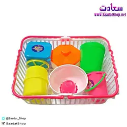 خرید و قیمت اسباب بازی سبد آشپزی یاسمین - فروشگاه سعادت - ارزان فروشی هنر ماست.