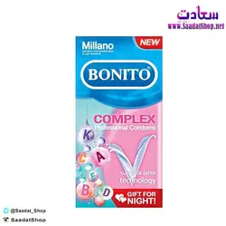خرید و قیمت کاندوم بونیتو مدل complex بسته 6 عددی - فروشگاه سعادت