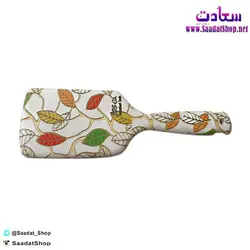 خرید و قیمت برس مو مستطیلی طرح برگ - فروشگاه سعادت - ارزان فروشی هنر ماست