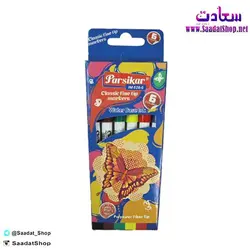 خرید و قیمت ماژیک 6 رنگ پارسی کار - فروشگاه سعادت - ارزان فروشی هنر ماست