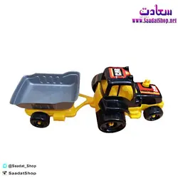 خرید و قیمت ماشین بازی مدل تراکتور یدک دار - فروشگاه سعادت - ارزان فروشی هنر ماست