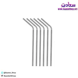 خرید و قیمت نی نوشیدنی استیل ۶ عددی - فروشگاه سعادت - ارزان فروشی هنر ماست