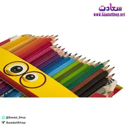 خرید و قیمت مداد رنگی 24 رنگ آریا - فروشگاه سعادت - ارزان فروشی هنر ماست