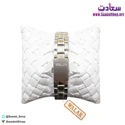 خرید و قیمت ساعت زنانه والار مدل نقره ای طلایی - فروشگاه سعادت - ارزان فروشی هنر ماست
