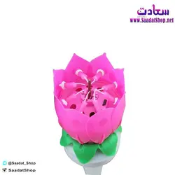 خرید و قیمت شمع گل موزیکال گردون - فروشگاه سعادت - ارزان فروشی هنر ماست