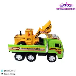 خرید و قیمت اسباب بازی کامیون سبز همراه با لودر - فروشگاه سعادت - ارزان فروشی هنر ماست