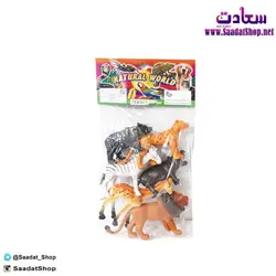 خرید و قیمت اسباب بازی باغ وحش 6 عددی Natural World - فروشگاه سعادت - ارزان فروشی هنر ماست