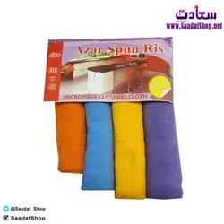 خرید و قیمت دستمال 4 عددی Azar Spun Ris - فروشگاه سعادت - ارزان فروشی هنر ماست