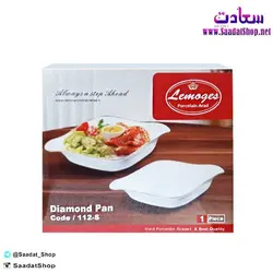 خرید و قیمت تابه لوزی لیمون چینی طرح خط - فروشگاه سعادت - ارزان فروشی هنر ماست