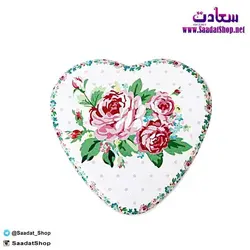 خرید و قیمت قوطی قلبی فلزی گلدار - فروشگاه سعادت - ارزان فروشی هنر ماست