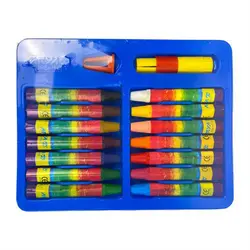 مداد شمعی 14 رنگ آریا