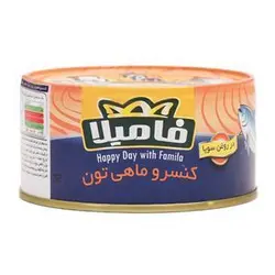 کنسرو ماهی تن در روغن سویا 120 گرمی فامیلا