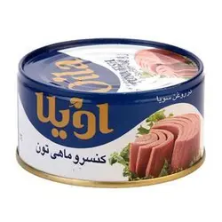 کنسرو ماهی تن در روغن سویا 120 گرمی اویلا
