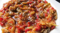کنسرو خوراک بادمجان 400 گرمی دلوسه