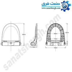 دستگاه رول اتوماتیک سرویس فرنگی درب دار مدل NS100C