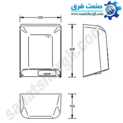 دست خشک کن 800 وات جت نوفر مدل FUGA