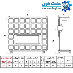 بخاری گازی هوشمند نیک کالا مدل 1400سرامیکی
