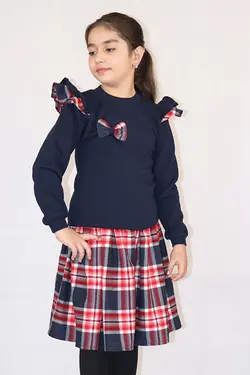 ست بلوز دامن دخترانه کد 74