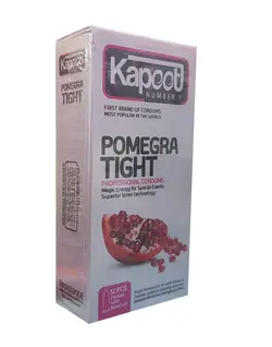 کاندوم کاپوت مدل pomegra tight بسته 12 عددی