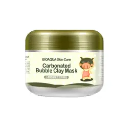 ماسک حبابی کربن مغذی و پاک کننده عمیق پوست بیوآکوا