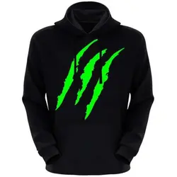 هودی مردانه ضخیم طرح چنگ رنگ مشکی سراسر ایران