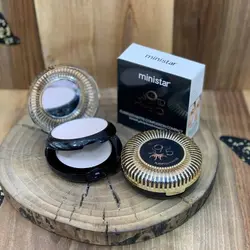 پنکک دو طبقه مینی استار رنگ روشن پنکیک صورت ضدآب خیلی روشن سفیدکننده صورت پنکک دوکاره روشن یکدست پنکک شاین و مات