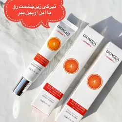 کرم دور چشم ویتامین سی بیوآکوا کرم رفع سیاهی و تیرگی دور چشم آرایشی هوتران