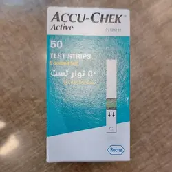 نوار تست قند خون اکیو چک تاریخ انقضا 2 2025 اکیوچک اکتیو ACCU CHEH Active تاریخ انقضا